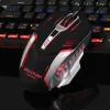 Мыши Gaming Mouse Computer Wired Glow Macro определение Профессиональные мыши 6 кнопок 3200DPI USB Optical для рабочего стола для ноутбуков