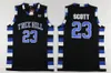 Árvore NCAA One Hill Ravens Basketball Jersey Brother Movie 3 Lucas Scott 23 Nathan Scott Black White Blue Stitched Mens