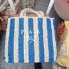 hol breien winkelen handtas luxe strandtas designer grote geweven tote strandtassen gebreide vrouw luxe handtassen merk vakantie casual bakken tassen dhgate