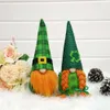 Day Patrick 's 2021 St. Party Irish Green Faceless Doll Decoration Holiday Ornaments Gift Boys Girls whsad