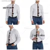 Cravatte Cravatte formali scozzesi Highland Mucca Trama di pelle di vacchetta Cravatta da uomo Cravatta da lavoro in pelle di cuoio di seta personalizzata personalizzata Y240325