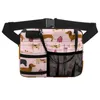 Waist Bags Fanny Pack Cute Cartoon Dachshund Floral Designer Casual Ladies Nursing Organizer Pouch Adjustable Strap Hip