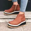 Women's 781 Walking Boot Shoes Platform Wedges 2024 Winter Casual Fashion Shoe Plus Size 43 Ankel Boots for Women S 5 s