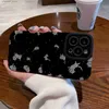 Чехлы для мобильных телефонов Cute Doodle Night sky котенок чехол для телефона для iPhone 13 11 12 14 15 Pro Max Mini SE X XS Max XR 7 8 Plus силиконовый кожаный чехолY240325