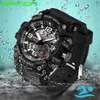 SANDA Digitaal Horloge Heren Militair Leger Sporthorloge Waterbestendig Datum Kalender LED ElectronicsWatches relogio masculino288t