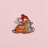 Animal Bunny Rabbit Childhood Game Film Citat Pin Cute Anime Movies Games Hard Emamel Pins Collect Metal Cartoon Brooch ryggsäck Hatväska krage LAPEL BADGES