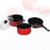 UTSIKTER 3 PCS INDUKTURNING NONSTICK FREING PAN Köksredskap Matlagningsverktygstillbehör Täckkrukor för WOK