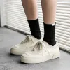 Buty męskie buty para deska buty nowa ręcznie robiona szorstka krawędź mały kwiatowy klasyczny klasyczny designer butów sneaker men vulcanize buty zapatos