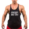 Marque Gilet Muscle Gym Vêtements Débardeur Mens Bodybuilding Fitn Sleevel Singlets Fi Sport Entraînement Homme Maillot y3WZ #