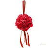 Decorative Flowers QX2E Rose Flower Ball With Lovely Foam Great Alternative To Use EVA Decorations 15cm