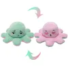 Wholesale of cute new flipped octopus dolls, flipped octopus double-sided expression toys, octopus plush dolls