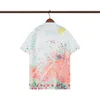 2024 Designer de moda havaiana carta entrelaçada camisa de praia para homens designer de seda camisa de boliche casual verão manga curta tamanho M-3XL # 049