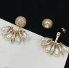 Retro Fashion Designer Flower Dangle Earring Ear Stud Women Brand Letter Earrings Eardrop Party Wedding Jewelry with Box s drop