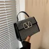 26% OFF Designer bag 2024 Handbags Womens Fashion Embedding Versatile Handbag Western and Advanced Light Luxury Crossbody