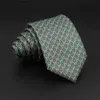 Nacke slipsar nacke slipsar nya slipsar formella 7 cm mjuk siden halsringning paisley blommor dot affär bröllop slips gravatas dagliga klädtillbehör gåva y240325