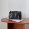 Borsa alla moda firmata in vera pelle con specchio 1:1 Borsa a tracolla nera Borsa a tracolla casual burchbag