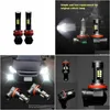 Żarówki samochodowe 2PCS H8 H11 LED HB4 9006 HB3 9005 Lampa mgła BB 3030SMD 1200LM 6000K Biała jazda światło 12V 24V8854998 Dostawa DHKHM