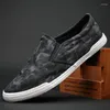 Casual Shoes Men's Canvas Flash Spring and Summer Youth Fashion Joker Driving 21117