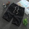 Zomer Mannen Fishbe Print Shorts Broek Katoen Losse Casual Mode Strand Pantales Cortos joggers Streetwear Korte Homme H0MP#