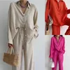 Women's Hoodies Temperament Commuting Wrinkled Loose Shirt Fashion Casual Set Home