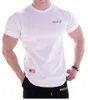 Nova secagem rápida Fitn Sports T-shirt masculina de manga curta Verão Fitn Wear Casual Wear W2Ql #