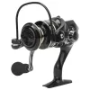 Reels Deukio 5.2: 1 draaiende visserij haspel 8kg sleepmetaalgreep lange afstand gooien zeevissen reelgietwiel AC20007000 -serie