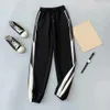 stile coreano Ctrast colore coulisse pantaloni sportivi per gli uomini pantaloni larghi autunno jogger pantaloni maschili streetwear pantales hombre L7fB #