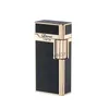 Tändare Nya Derui Metal Langsheng Kerogen Lighter High-End Lighter SMRED VERSION MINI SIDE-SLIDING OPEN FLAME LIGHTER 240325