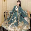 Hanfu женское традиционное китайское платье для сценического танца женский костюм феи для косплея Hanfu синий красный для женщин девочек