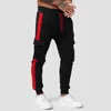 Pantalons pour hommes athlétiques cravate pieds pantalons de survêtement cordon de serrage en vrac Joggers polaire Cargo avec poches en plein air Hip Hop Vintage mâle