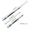 1/2 Split 57 Billard Pool Cue American Maple Cue Stick Billard Nine Ball Cue 240408