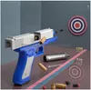 Pistola giocattolo in schiuma proiettili di plastica nuovo EVA fai da te ragazzi modello obiettivo freccette treno pistola pistola regalo principiante Bxxgb