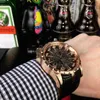 Designerskie zegarki stół luksusowy zegarek Knight okrągły rozmiar 45 mm szafirowe szkło przyjmuje precyzyjne i stabilny ruch mechaniczny wodoodporny