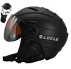 Casques de ski LOCLE casque de Ski hiver Sports de plein air hommes femmes Snowboard neige planche à roulettes avec lunettes Visor6142065