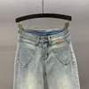 Frauen Jeans Frau Elegante Hohe Taille Vintage Denim Hosen Frühling Casual Straße Lose Hosen Frauen Breites Bein Lange Hose pantalones