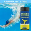 Testen des Wassertest-Kits, Aquarium-Wassertest-Kit, Teich-Ammoniak-Teststreifen für Ammoniak. Ammoniak-Testkit für Aquarien hilft, Fische zu halten