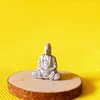 Figurki dekoracyjne -1pcs Maitreya Buddha Statua/Fairy Garden Gnome/Moss Terrarium Decor/rzemiosło/Bonsai/Butelka