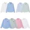 Skjortor herr casual skjortor kvinna skjorta designer skjorta mens amis rosa knapp upp skjorta kläd mode tee polos sommar klassisk hjärta lång ärm