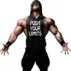 Sommarny FI Gym Tank Top Men Cott Bodybuilding Fitn Sleewel T Shirt Workout Clothing Mens Sportwear Muscle Vests F0QD#