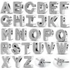 Lösa ädelstenar 925 Sterling Silver Charms Love Alphabet A-Z Pärlor Pendant Dangle Fit Original Charm Armband Women Diy Gift Jewelry