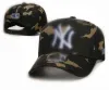 Классический дизайнерский дизайнерский мужская шляпа роскошная буква NY Baseball Cap Men 20 Color Style Round с регулируемой многоцветной крышкой N6
