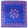 Bandanas Durag Scarves Vintage Paisley Square Scarf For Women Silk Shawls Neckerchief Female Print pannband på huvudet Wraps Foulard Hijab Hair Bands Y240325