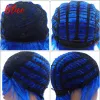 Wigs Blice Synthetic Hair Mix Color Short Wavy For Women Heat Resistant 100% Kanekalon Wig P1B/Blue Daily Party&Cosplay Wigs
