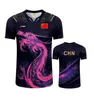 2020 Tokyo Game Lining CHINE Ma Long Hommes Chemises de tennis de table T-shirt de ping-pong Chemises de sport chinois Vêtements de tennis de table Femmes Ch6686726