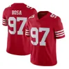 1 Deebo Samuel Sr 97 Nick Bosa Jersey George Kittle Deebo Samuel Jerry Rice Fred Warner Brock Purdy Christian McCaffrey Talanoa Hufanga Joe Montana Camisas de futebol