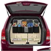 Car Organizer Trunk Storage Bag Rear Seat Back Hanging Oxford Cloth Drop Delivery Automobiles Motorcycles Interior Accessories Stowing Otymd