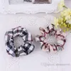 Fita Acessórios de cabelo de luxo P estilo crianças xadrez elástico intestino grosso princesa hairbands mulheres de luxo treliça scrunchies corda de cauda de cavalo Z1607