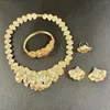 Ensemble collier et boucles d'oreilles pour femmes, bijoux intelligents italiens fins, Bracelet, bague, à la mode, 4 pièces, cadeau de vacances, dernière vente, H00717, 2024