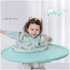 Bibs Burp Tissu 3 in1 Baby Bib Table Er Dining Chair Robe Salive imperméable Salive APLON VOIE DE ALIMENT