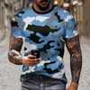 men's camoue pattern short sleeved top T-shirt, wildern tough man, sea, land, and air full range combat clothing l5FI#